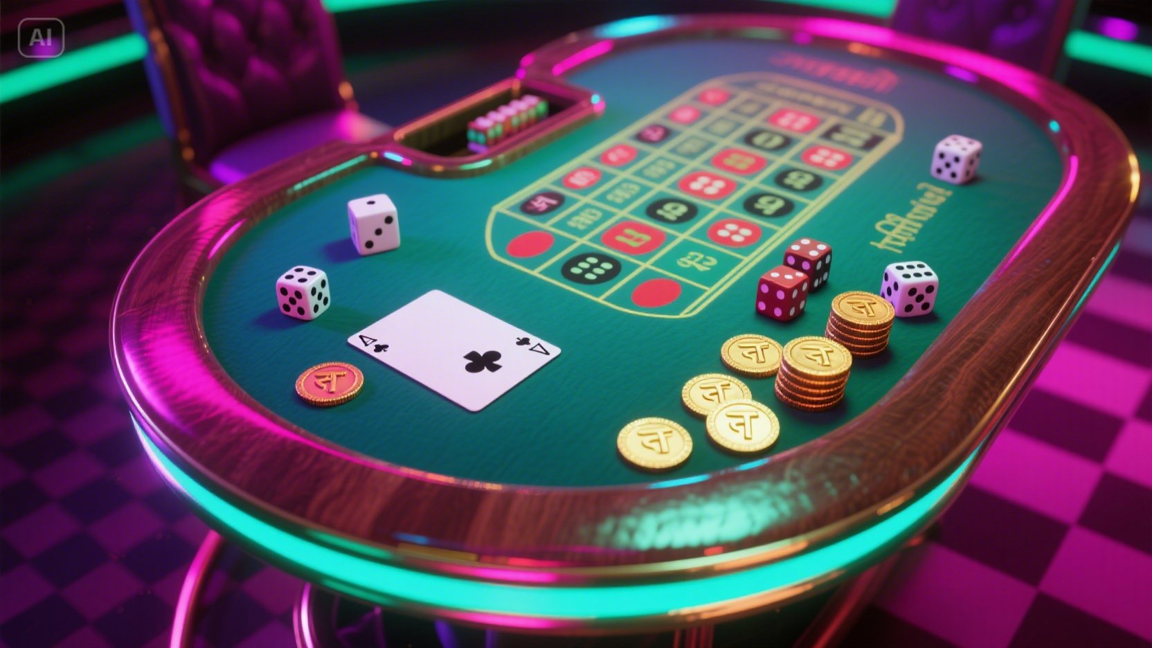 Casino Table Games desktop and mobile interfaces